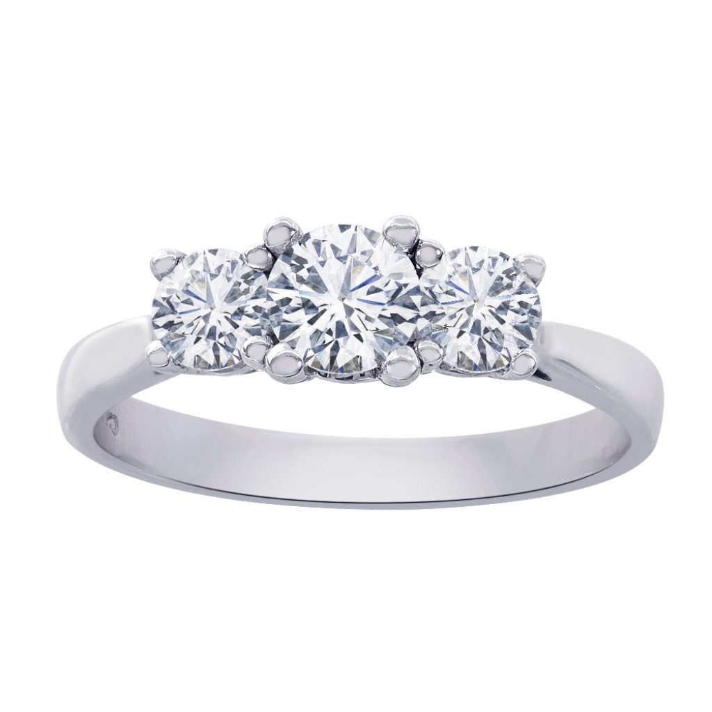 104 Carat H-Si1 2 Three Stone Natural Diamond 14k 2638$